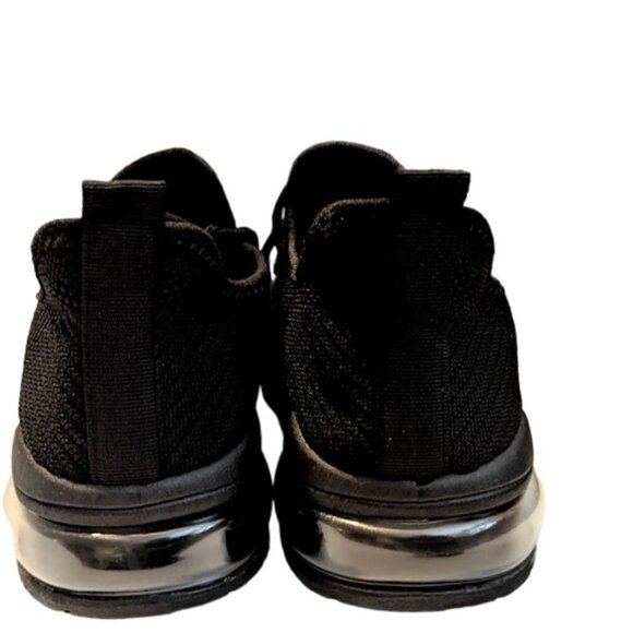 BM Collection Women's Black Mesh Comfort Lace Up Sneakers Size 8 New w/out Box - Picture 3 of 7